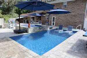 Corinthian 14 Fiberglass Pool by Latham