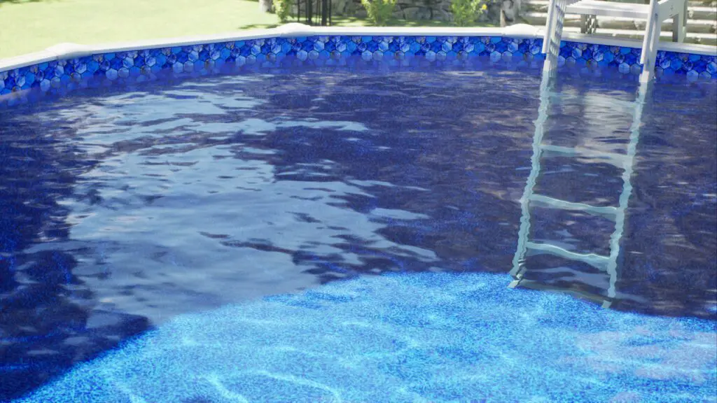 Above Ground Pool with Nice liner
