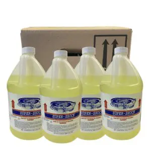 Super Shock Liquid Chlorine – 1 Gallon (4-Pack)