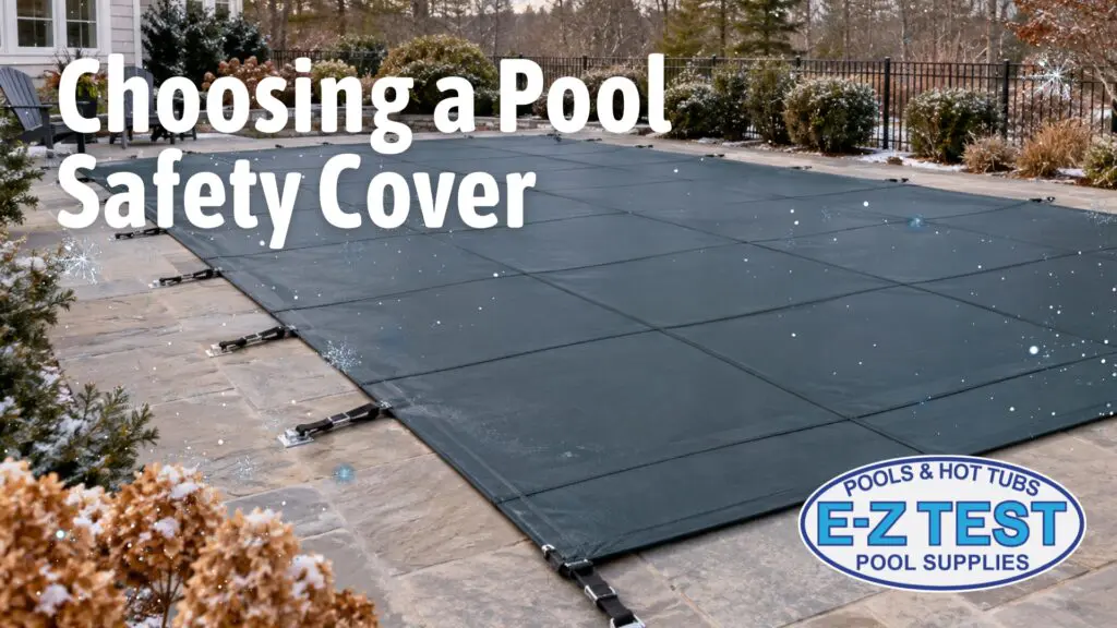 Choosing a pool safety cover before a New england winter