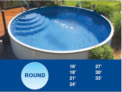 Radiant Pools from E-Z Test Pool Supplies offer flexible installation options for a wide range of backyards.
