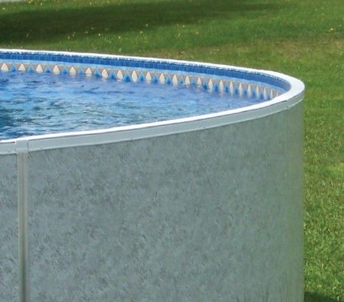 Radiant pool coping detail construction