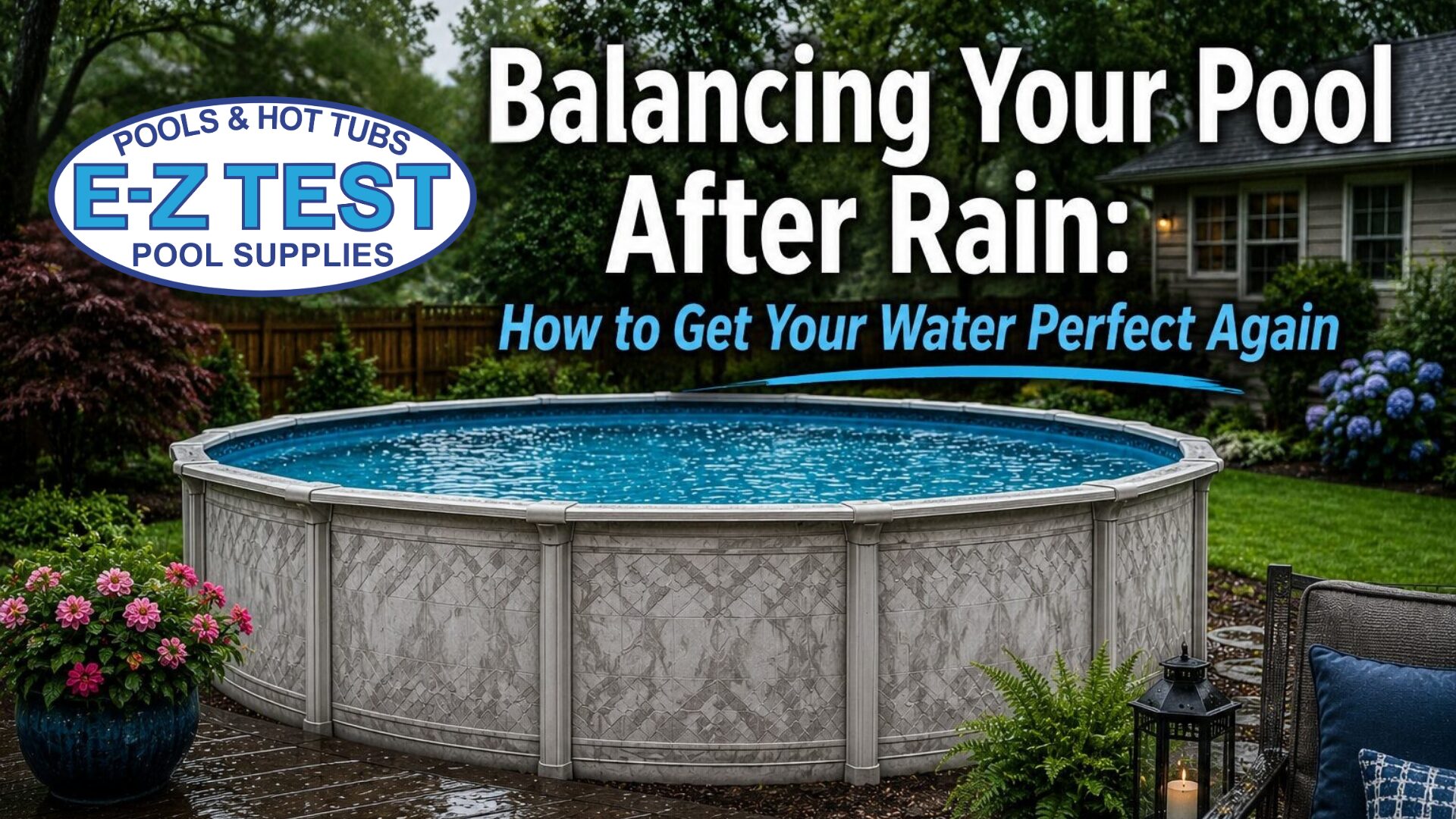 Balancing Your Pool After Rain | E-Z Test Pool Supplies