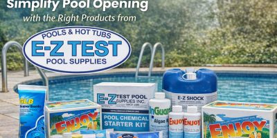 E-Z Test Pool Supplies has everything you need for pool opening, including starter kits, shock treatments, and water care essentials.